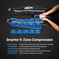 MZCNU Air 10 Leg Massager – 10-Chamber Full-Leg Compression