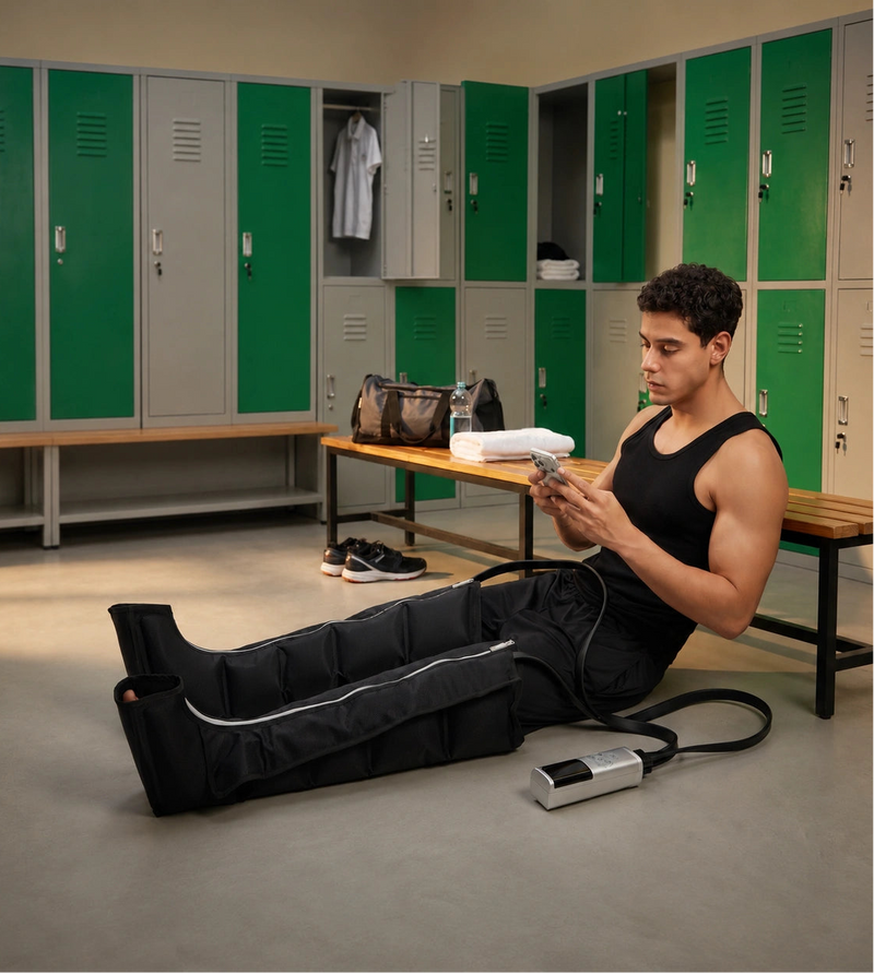 Recover comfortably after running, strength training, or long game days.